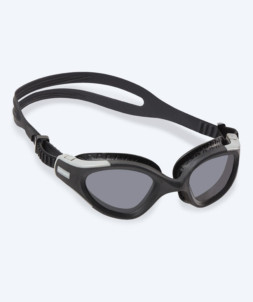 Watery exercise diving goggles - Kelvin Mirror - Black/silver