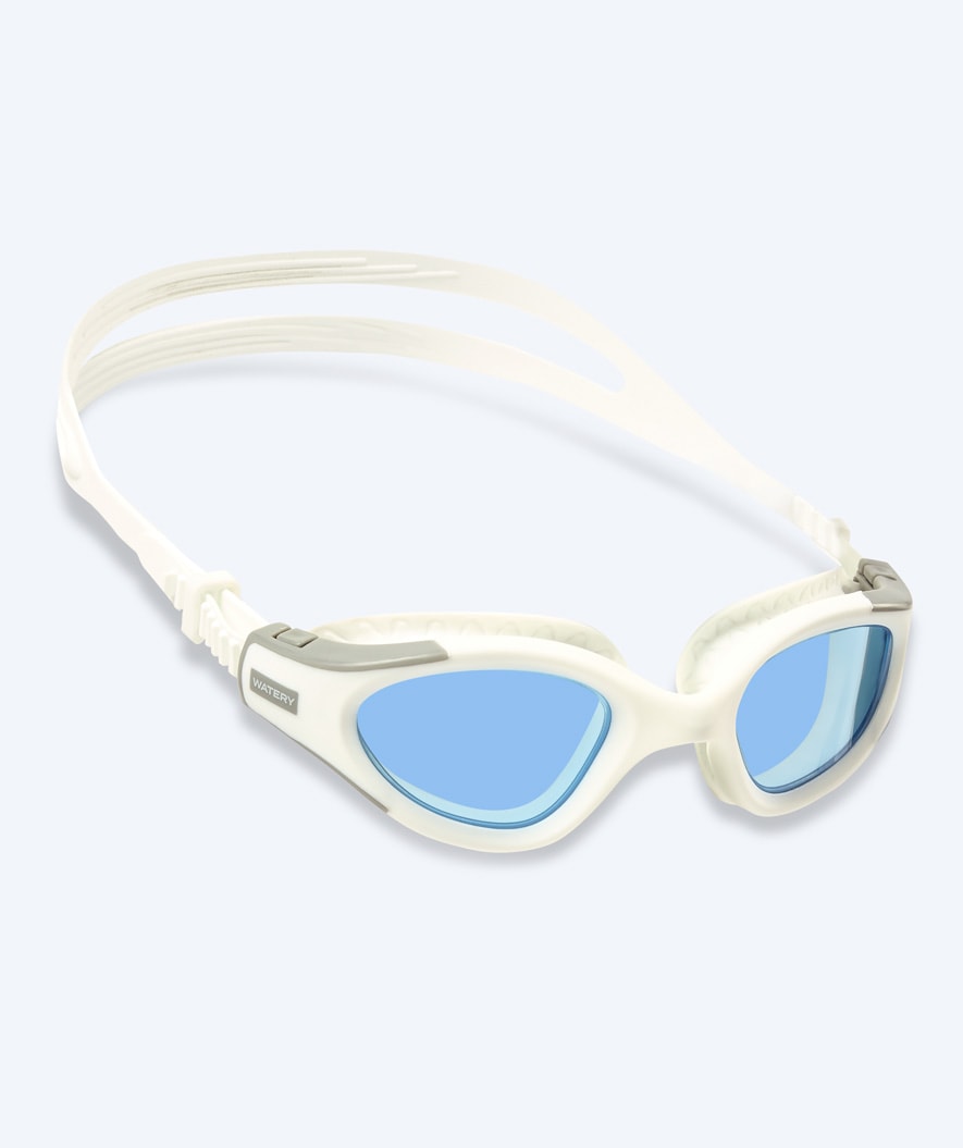 Watery exercise swim goggles - Kelvin Active - White/light blue