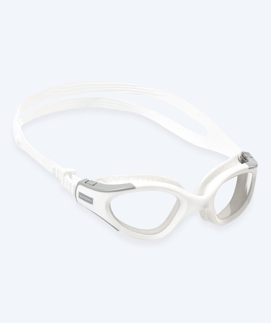 Watery training swimming goggles - Kelvin Active - White/clear