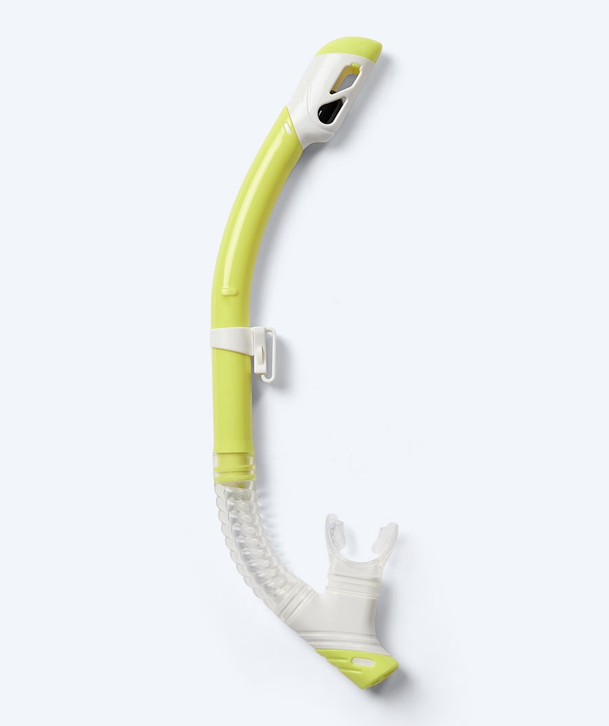 Watery full-dry snorkel for kids - Triton 2.0 - Yellow