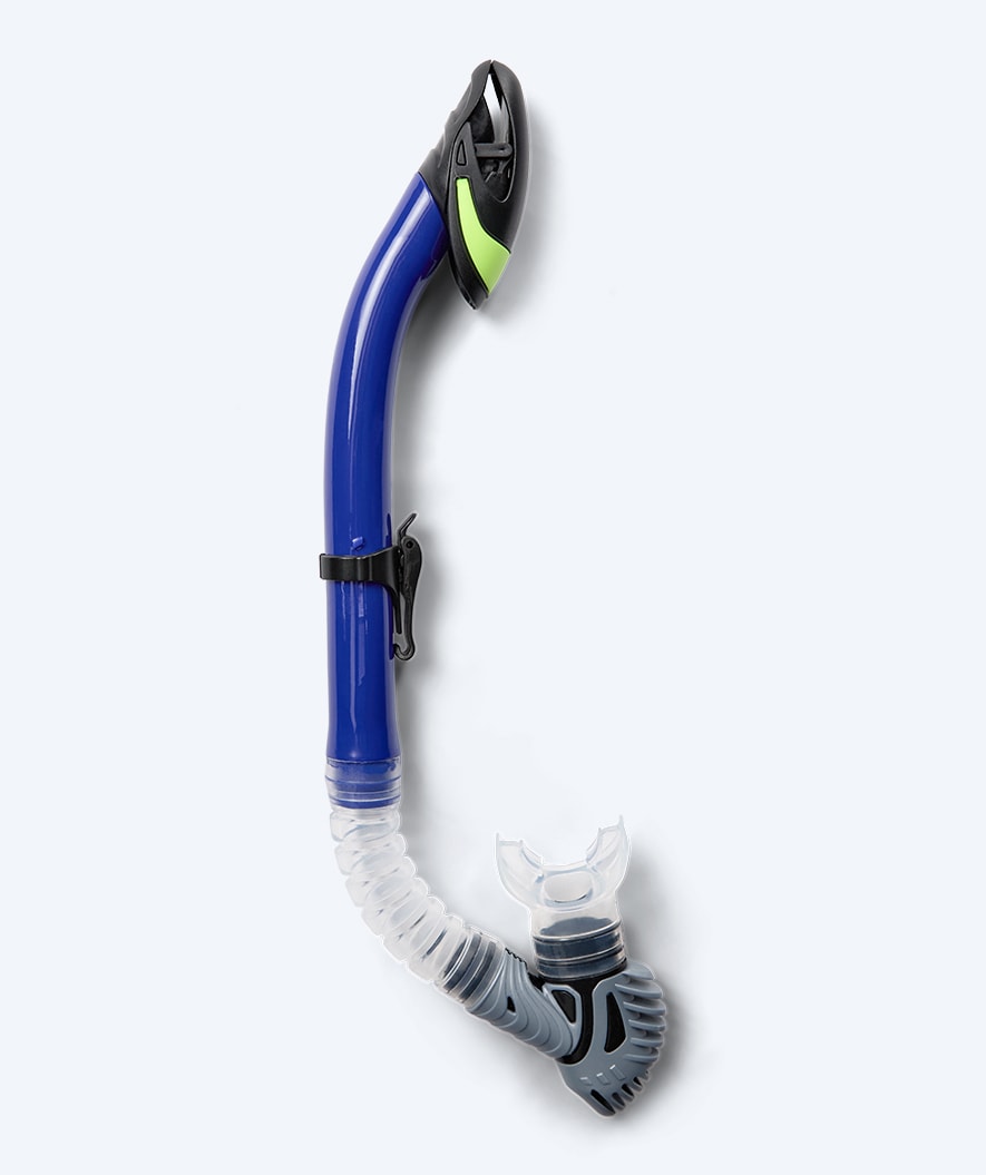 Watery snorkel for adults (from 15 years) - Leach Pro - Blue/yellow