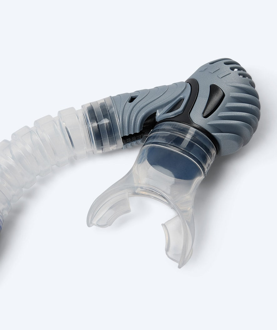 Watery Combo snorkel set for adults (from 15 years) - Leach Pro - Blue/yellow