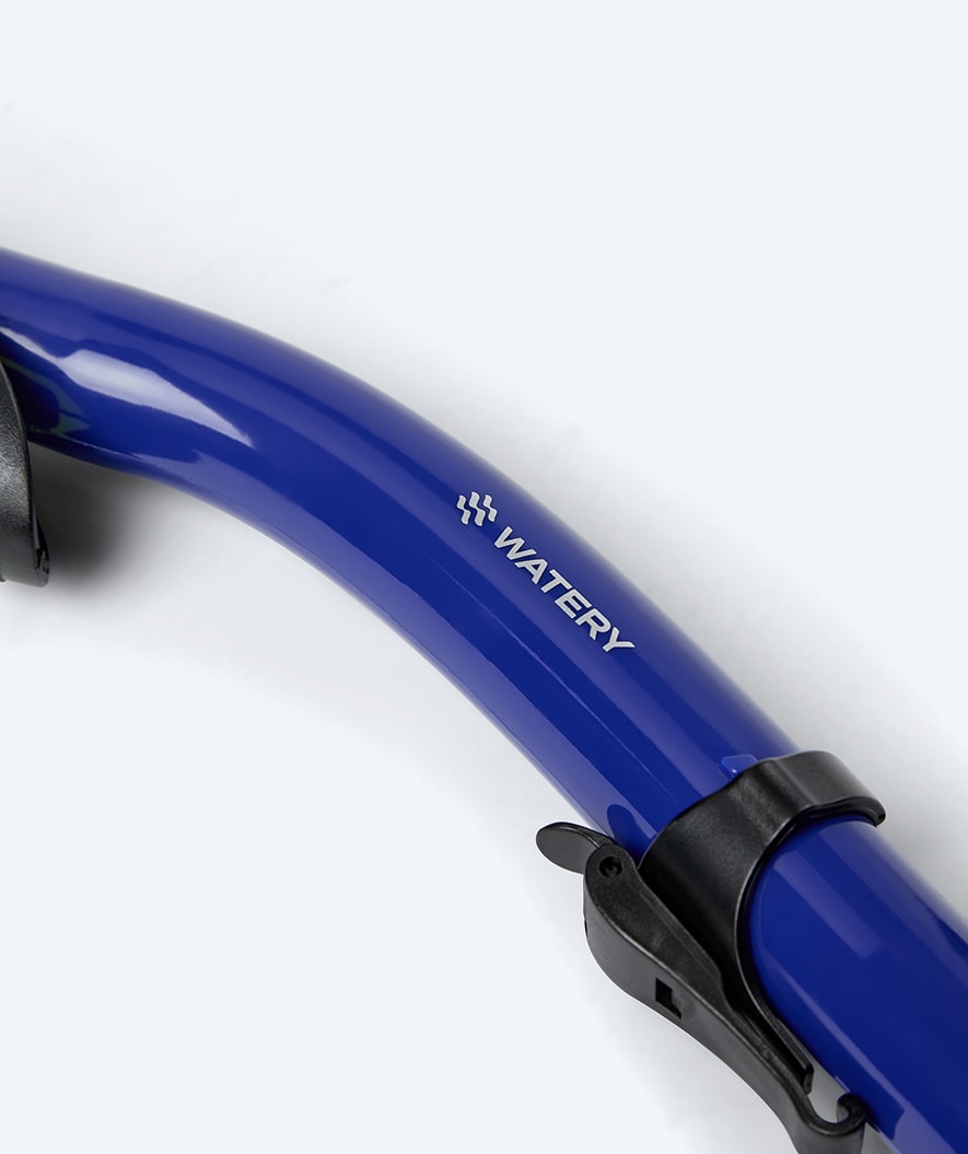 Watery Combo snorkel set for adults (from 15 years) - Leach Pro - Blue/yellow