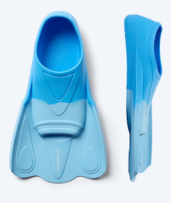 Watery swim fins for kids - Leander - Blue