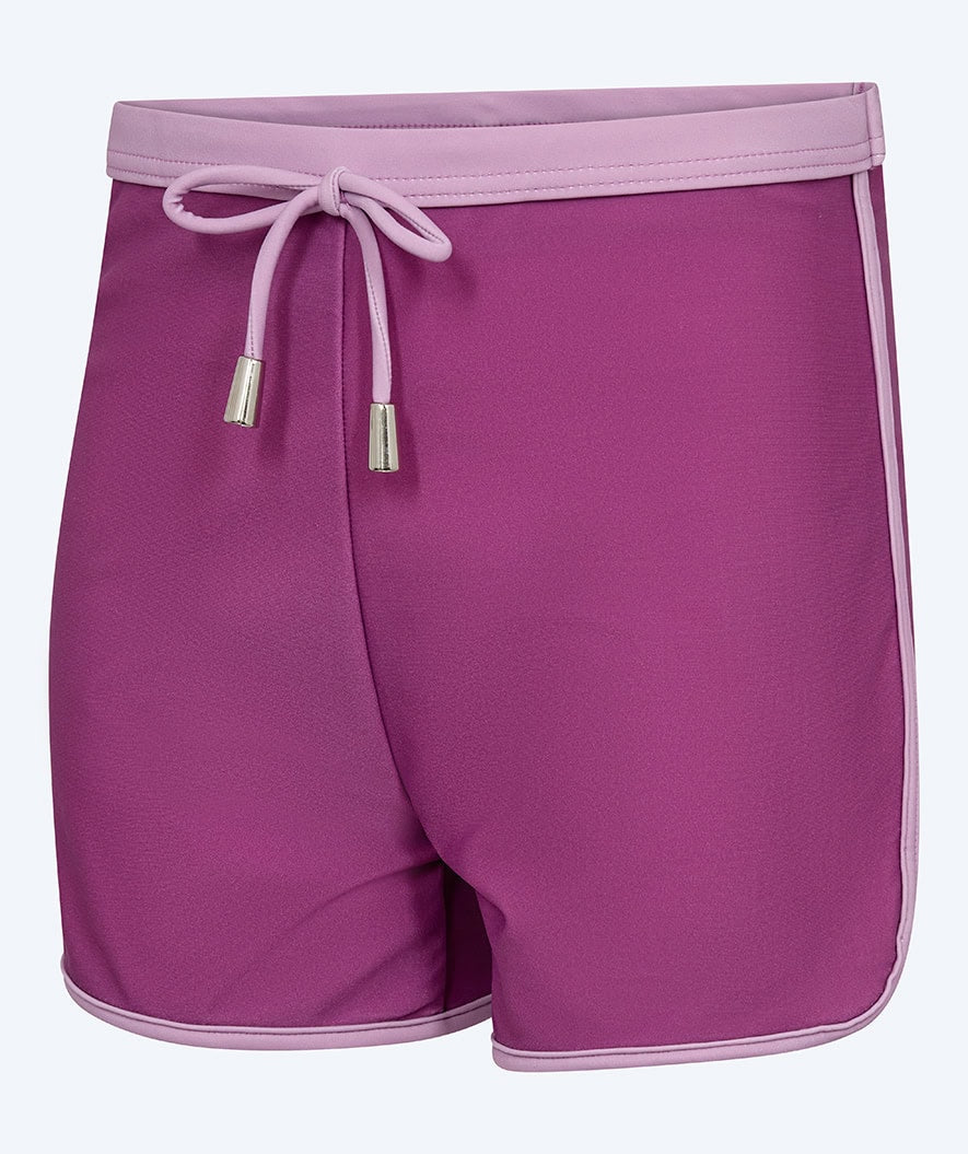 Watery UV swim shorts for kids - Manami - Atlantic Purple