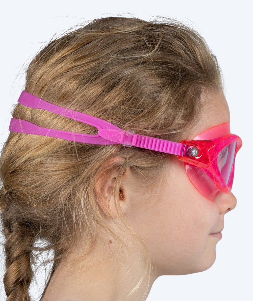 Watery swimming goggles for kids - Mantis 2.0 - Atlantic Pink/clear
