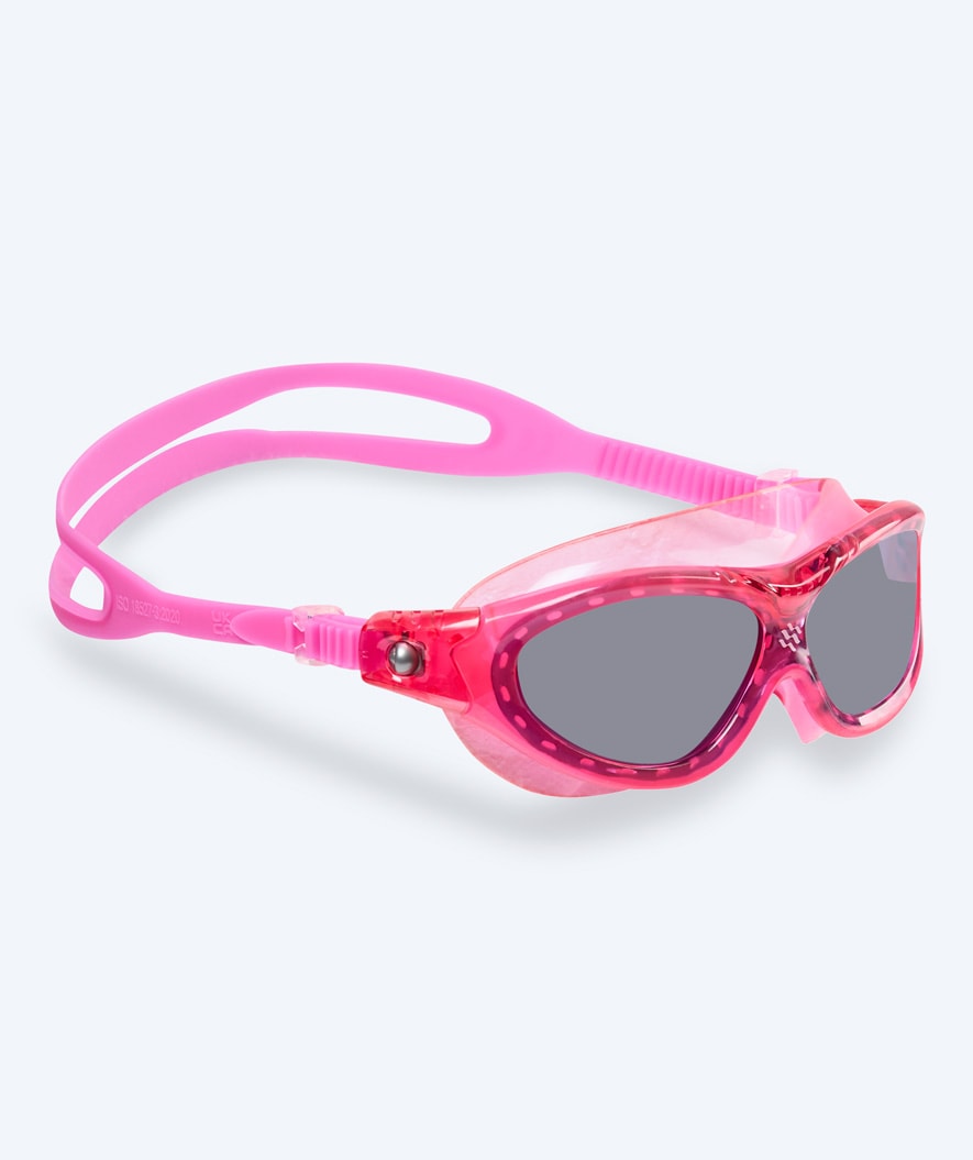 Watery swim goggles for kids - Mantis 2.0 - Pink/smoke