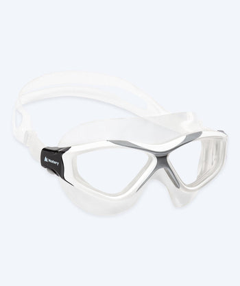 Watery swim mask for adults - Mantis - White/grey