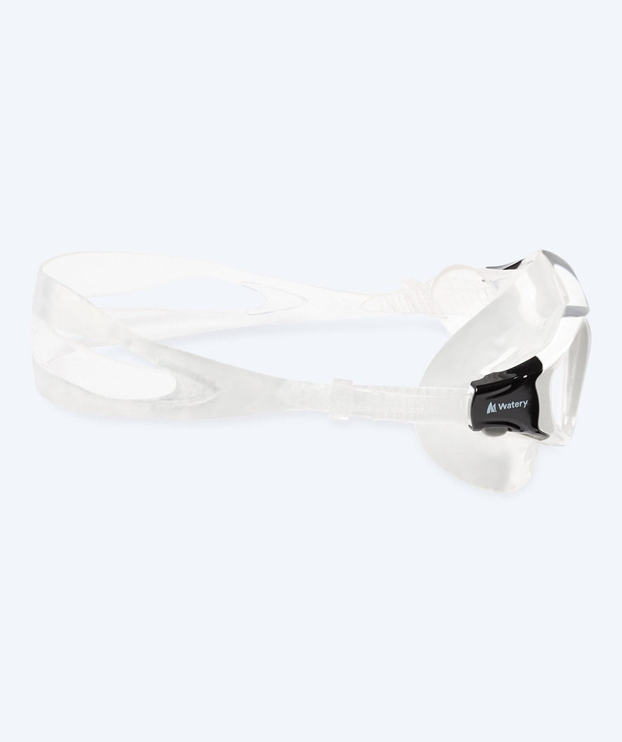 Watery swim mask for adults - Mantis - White/grey