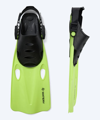 Watery diving fins for kids - Masika - Green