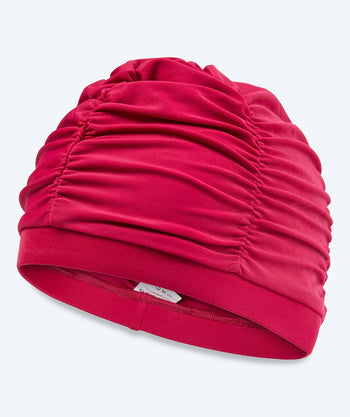 Watery swim cap with drapes - Maxwell - Red Wine
