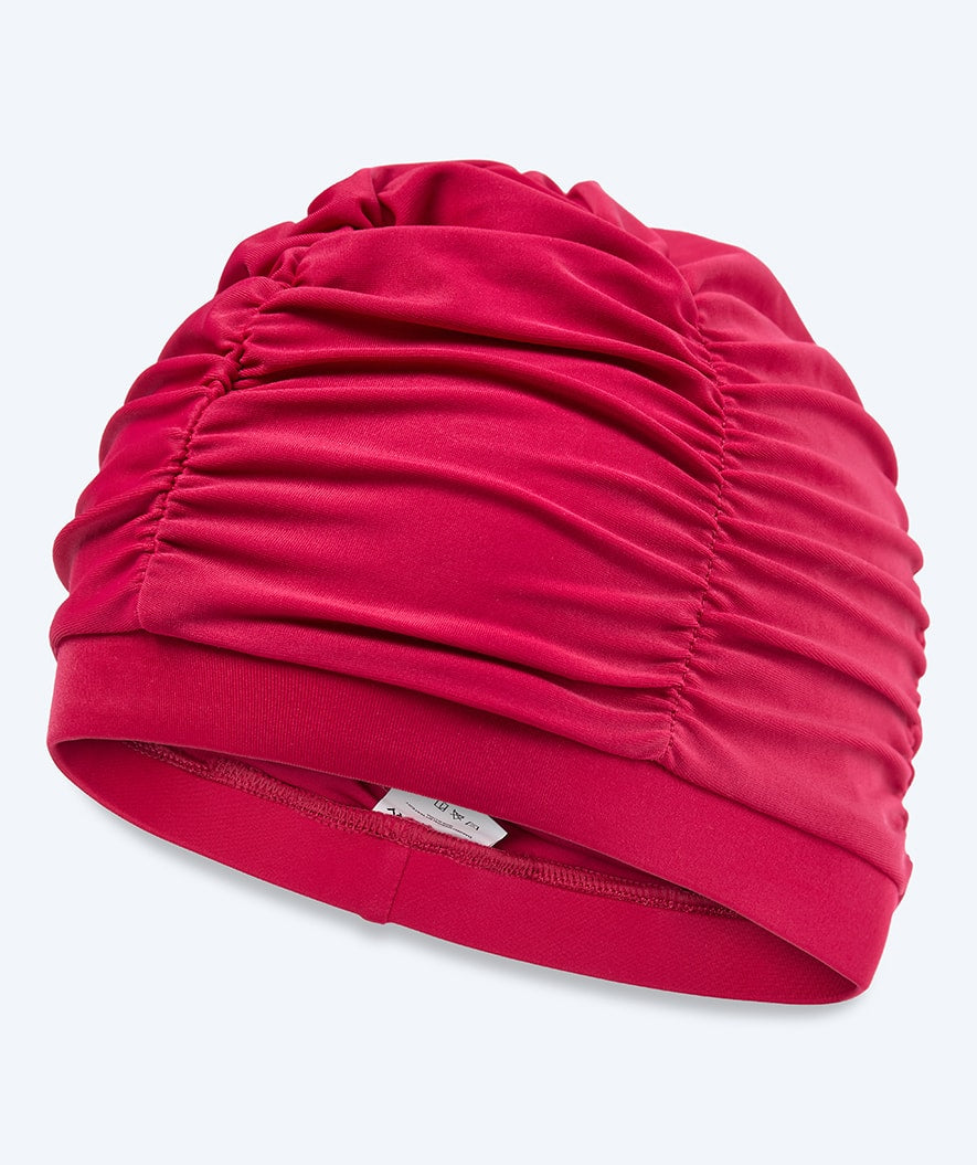 Watery swim cap with drapes - Maxwell - Red Wine