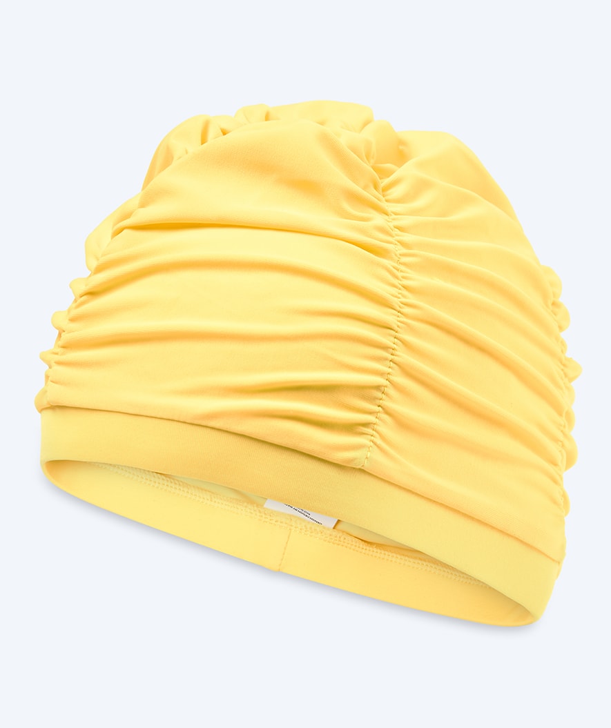 Watery swim cap with drapes - Maxwell - Yellow