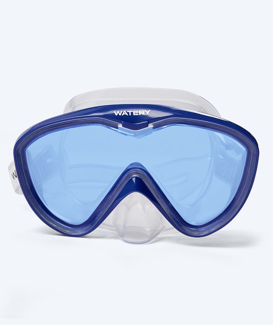 Watery diving mask for junior (8-15) - Nerina - Blue/blue