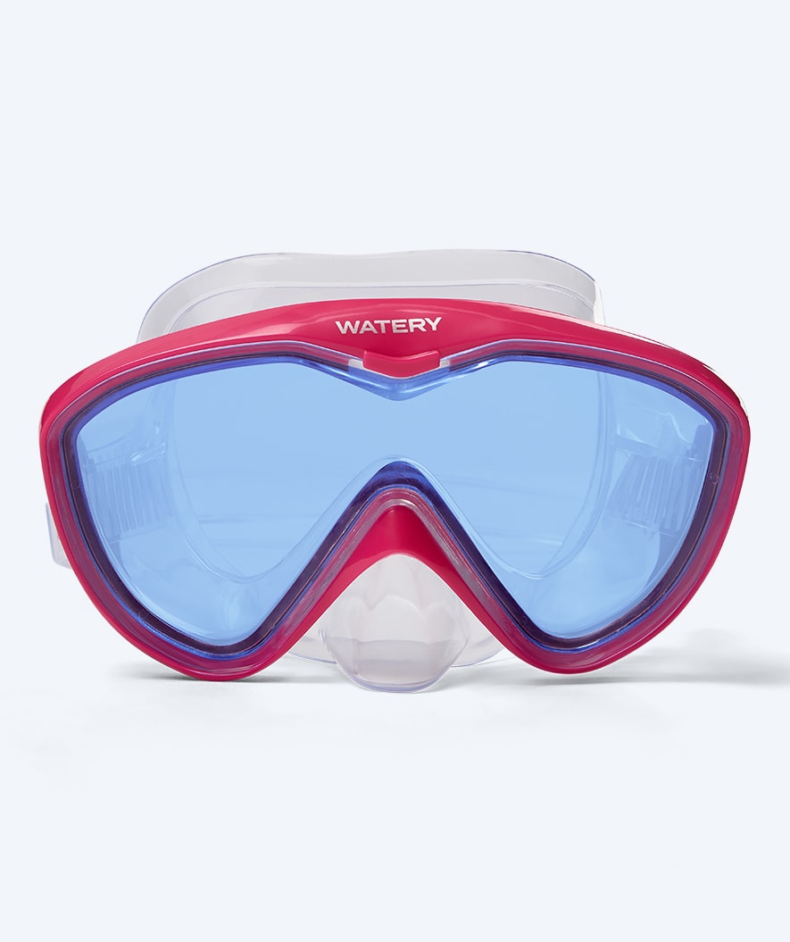Watery diving mask for junior (8-15) - Nerina - Pink/blue
