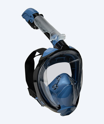 Watery full face diving mask for adults - Ocean Pro - Dark blue