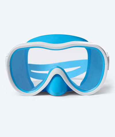 Watery diving mask for junior (8-15) - Odine - Blue/white