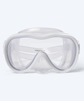 Watery diving mask for juniors (8-15) - Odine - White