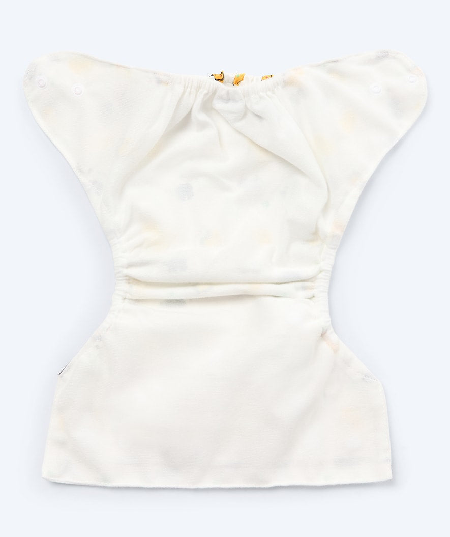 Watery swim diaper - Ondine - White with print