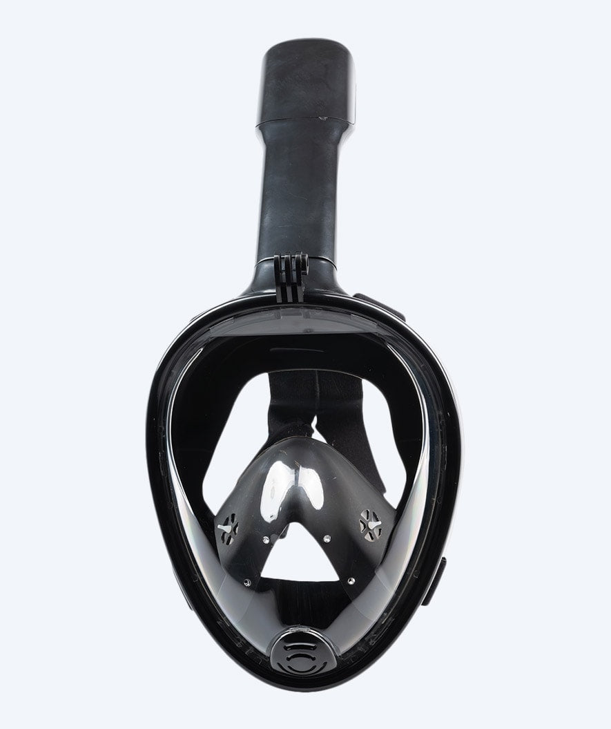 Watery full face diving mask for adults - Oxygen - Black