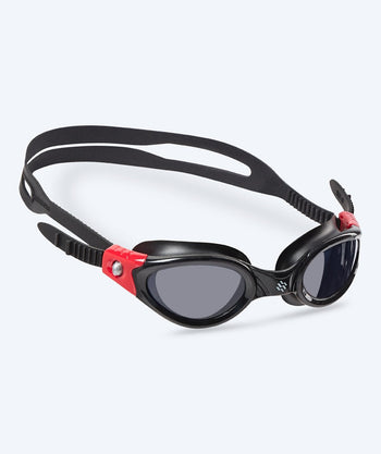 Watery exercise swim goggles - Pacific Active - Black/smoke