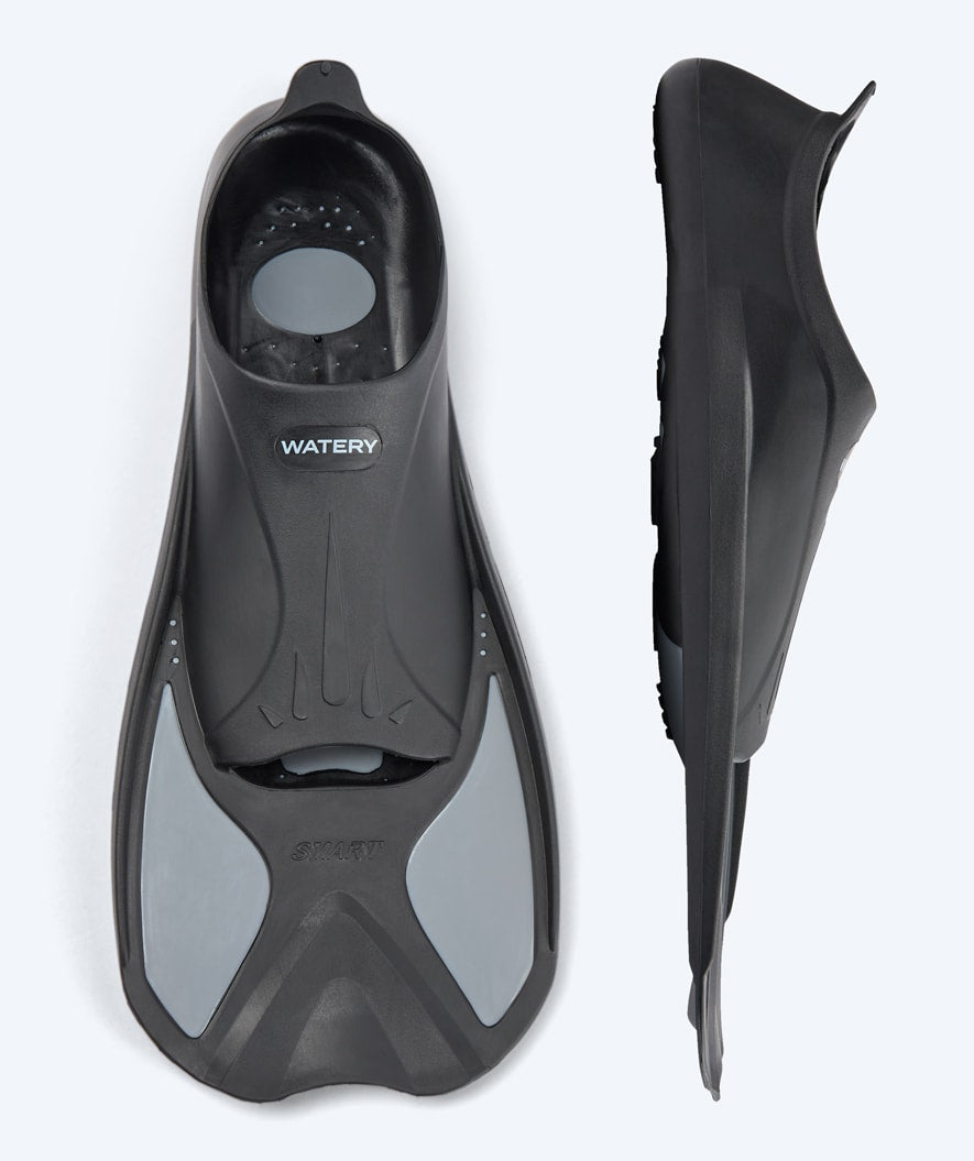 Watery snorkel set for adults - Pike/Cliff - Black