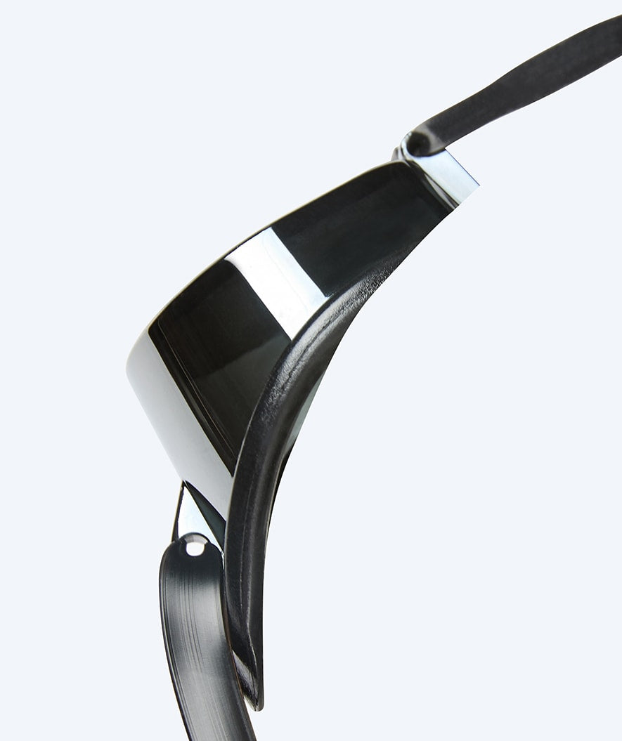 Watery swimming goggles - Proflex Swedish Mirror - Black/silver
