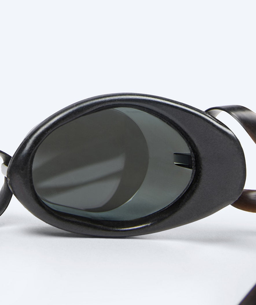 Watery swimming goggles - Proflex Swedish Mirror - Black/silver