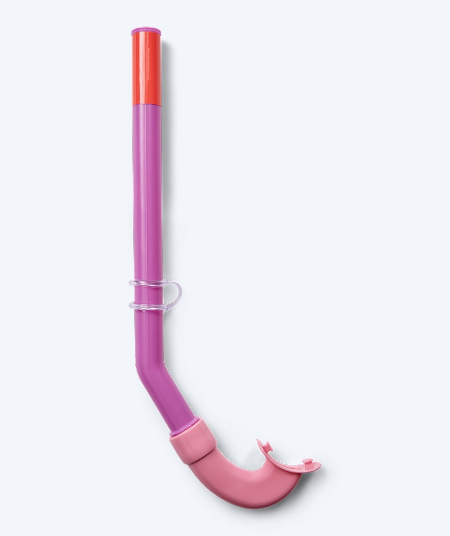 Watery snorkel for kids (4-10) - Pulina - Light pink/purple