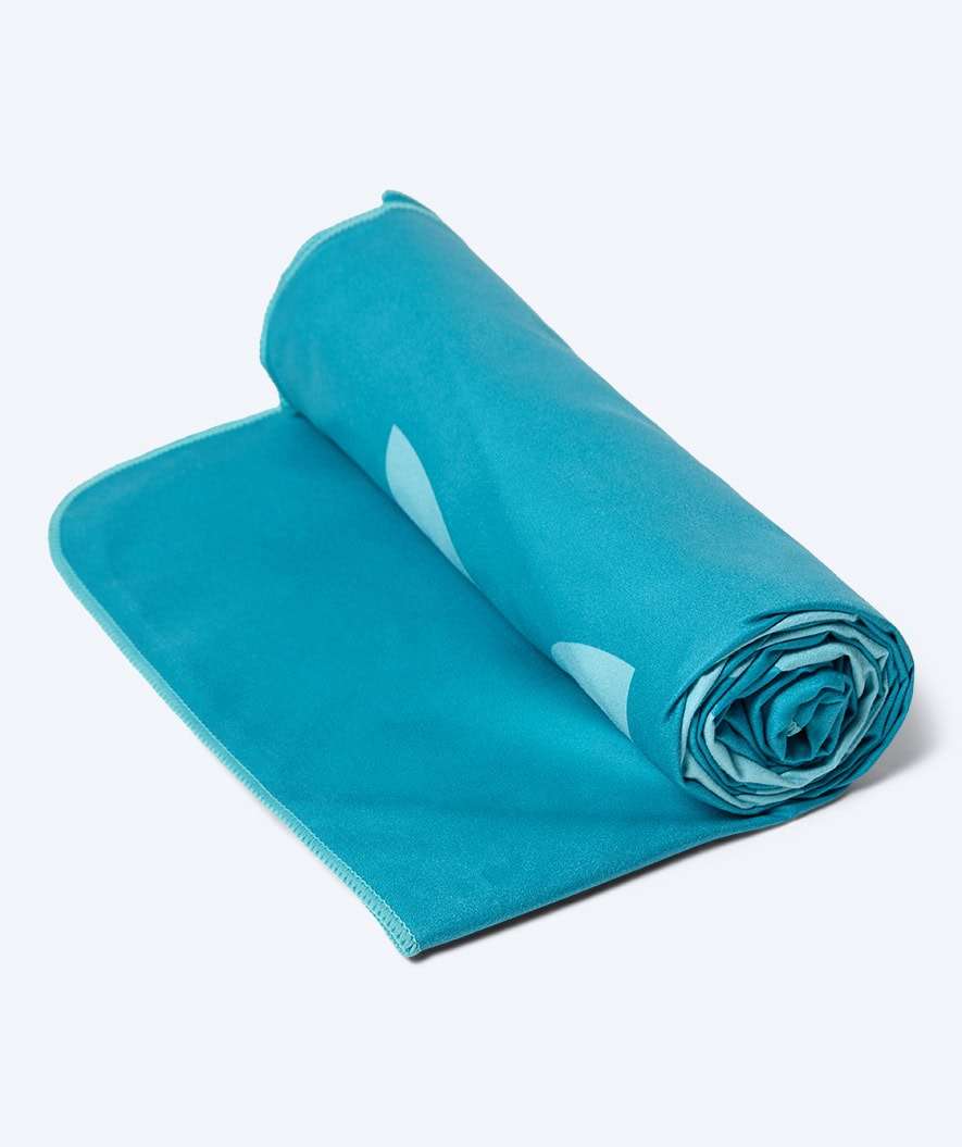 Watery microfiber towel (175 x 110 cm) - Rafferty - Ocean Blue