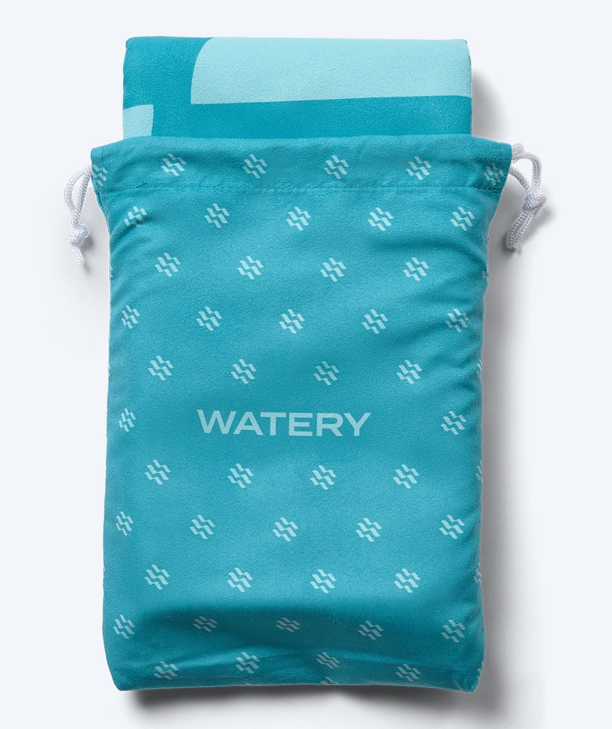 Watery microfiber towel - Rafferty - Ocean Blue