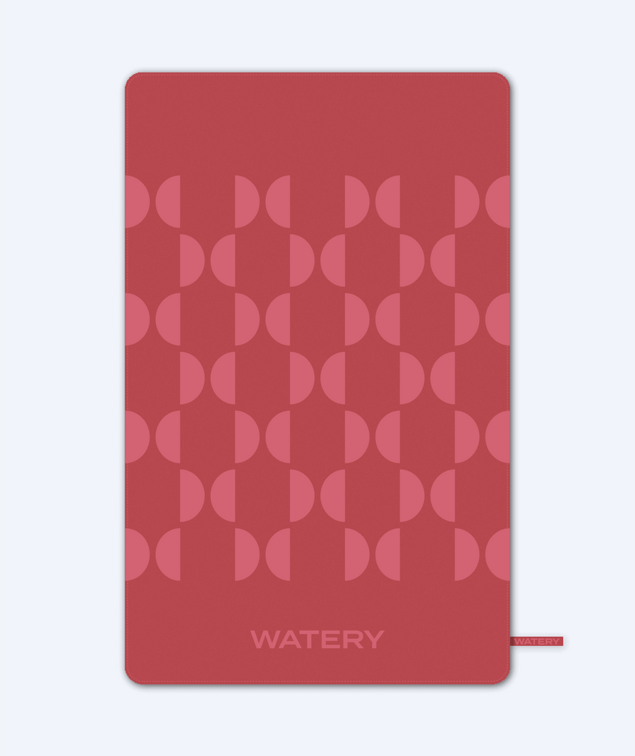 Watery microfiber towel - Rafferty - Red