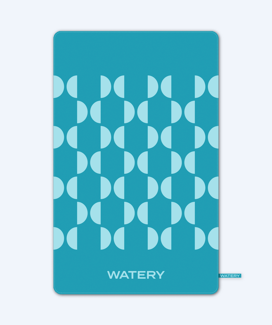 Watery microfiber towel - Rafferty - Ocean Blue