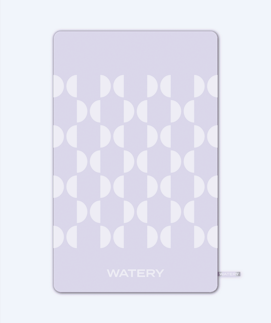 Watery Microfiber towels - Rafferty - Dust Purple