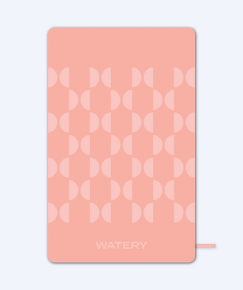 Watery microfiber towel - Rafferty - Blurish Pink