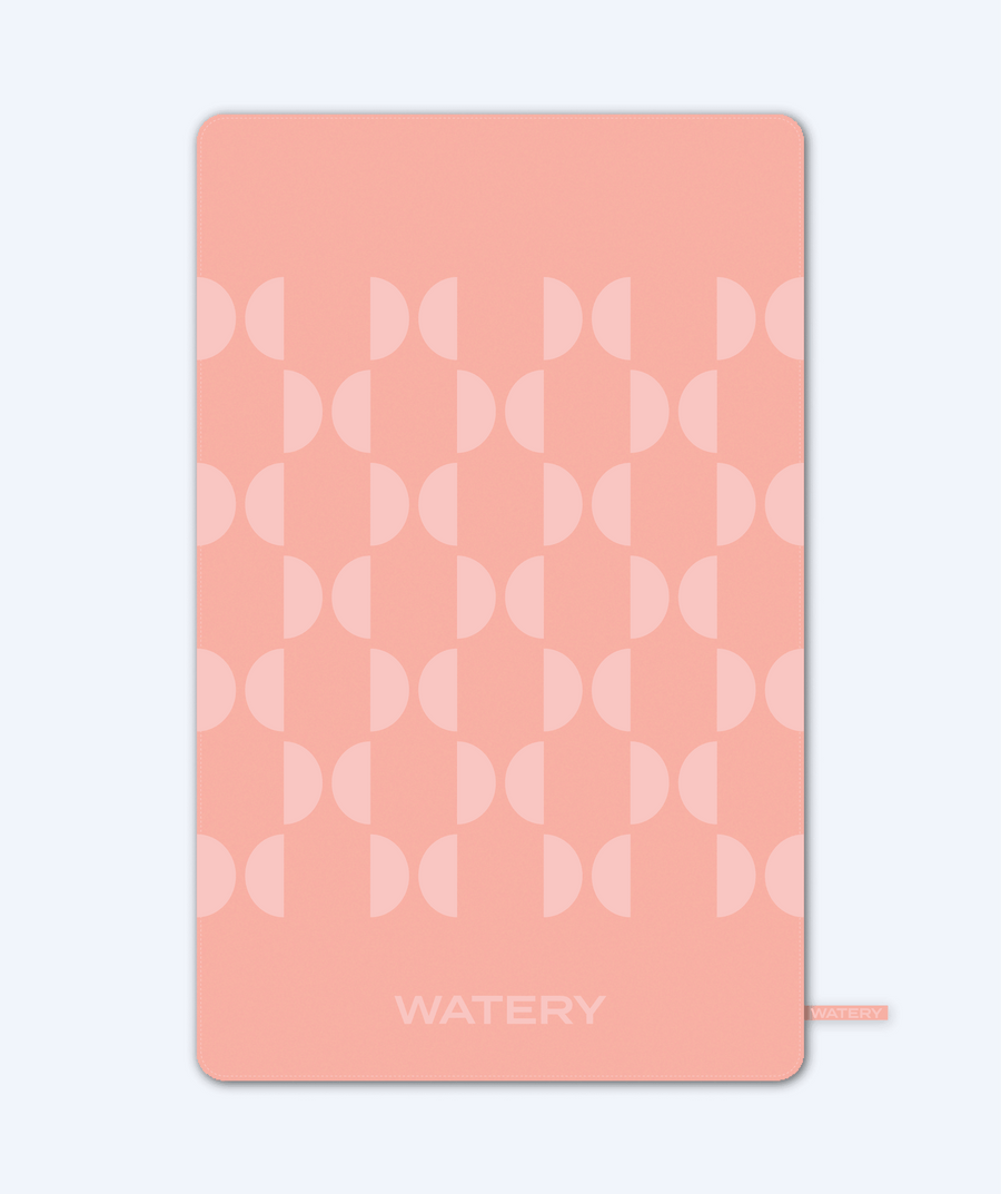 Watery microfiber towel - Rafferty - Blurish Pink