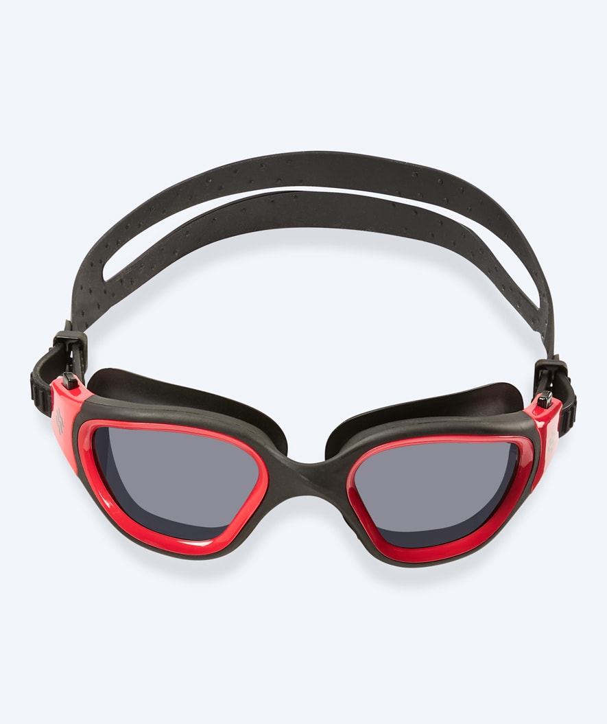 Watery exercise swim goggles - Raven Active - Black/red 1.0