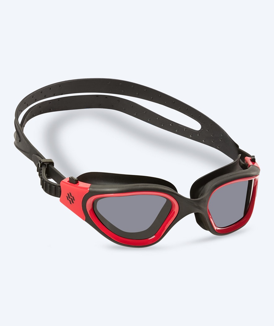 Watery exercise swim goggles - Raven Active - Black/red 1.0