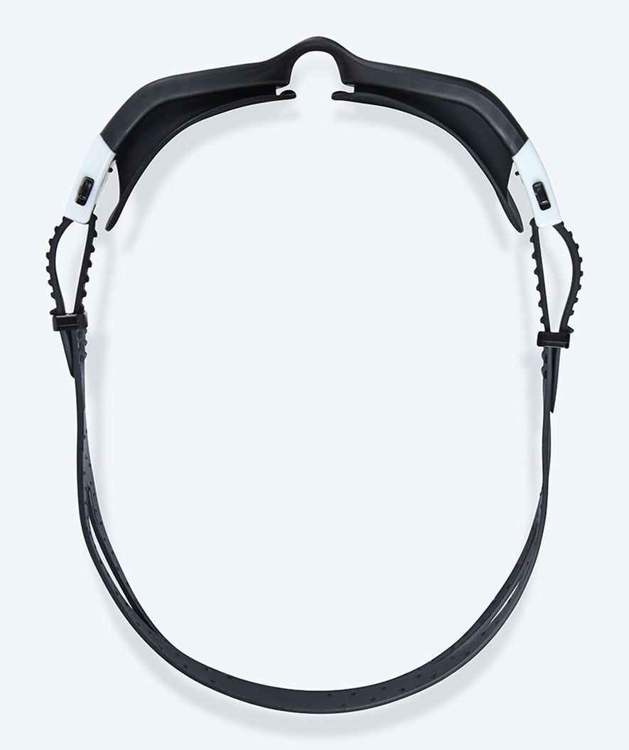 Watery training swimming goggles - Raven Mirror - Black/white