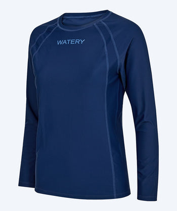 Watery UV-shirt for women - Remington Longsleeve Rashguard - Dark blue