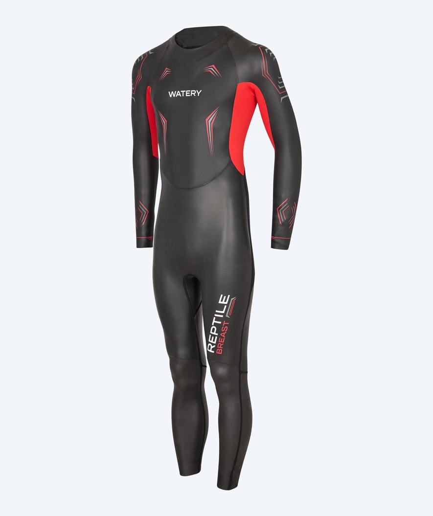 Watery wetsuit for men - Reptile Breast - Orange