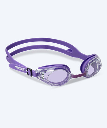 Watery farsighted prescription swim goggles for adults - (+2.0) to (+4.5) - Ridley - Purple