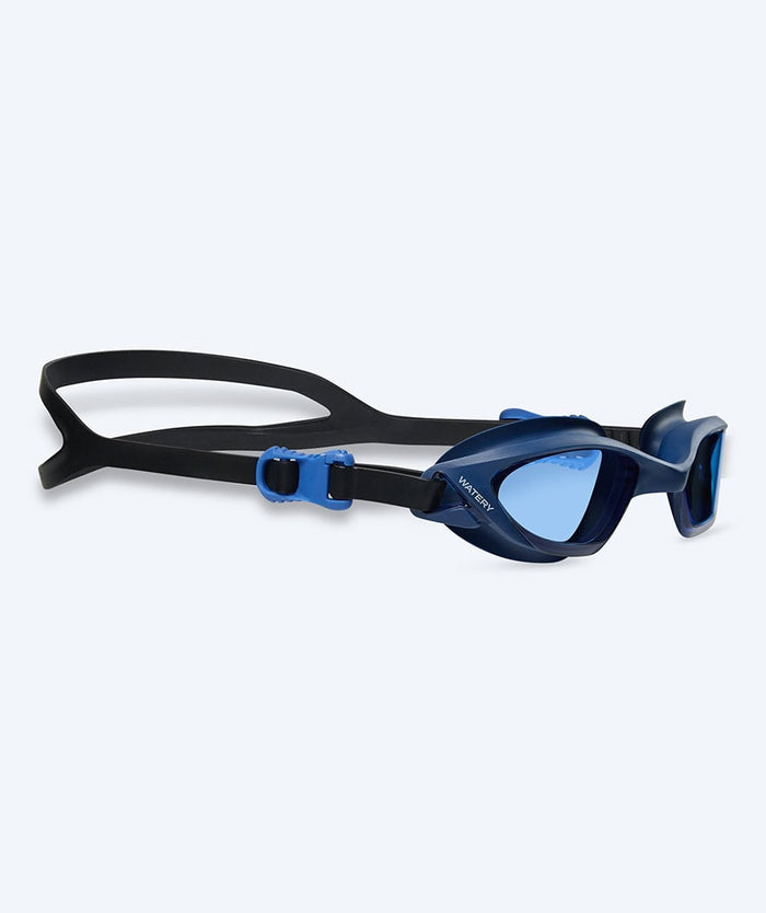 Watery training swimming goggles - Saunton - Blue/blue