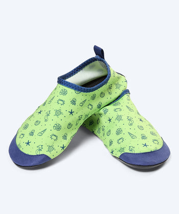 Watery swim socks for kids - Seadon - Atlantic Green