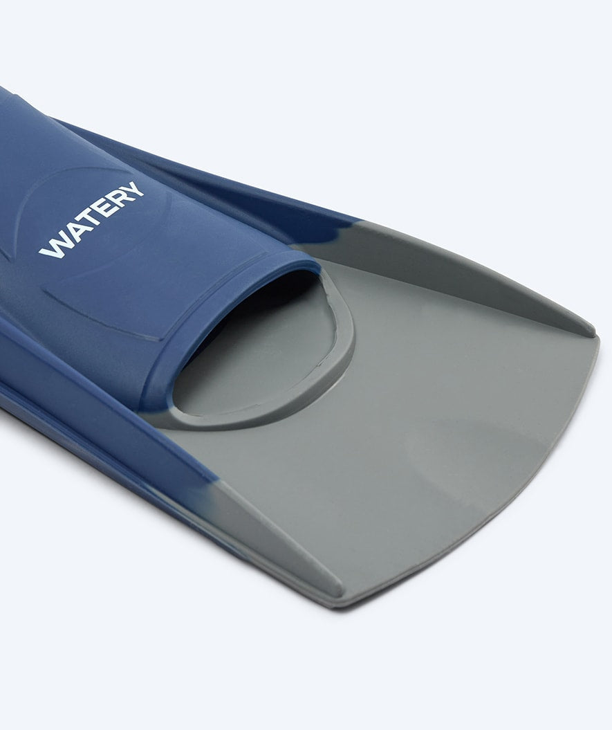 Watery short swim fins - Shimmer - Dark blue