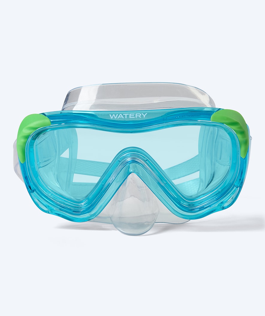 Watery diving mask for kids (4-10) - Shore - Blue/blue