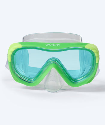 Watery diving mask for children (4-10) - Shore - Green/blue