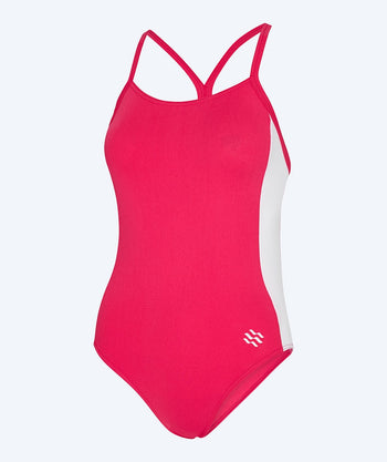 Watery swimsuit for women - Sidestroke Solid - Shiny Red