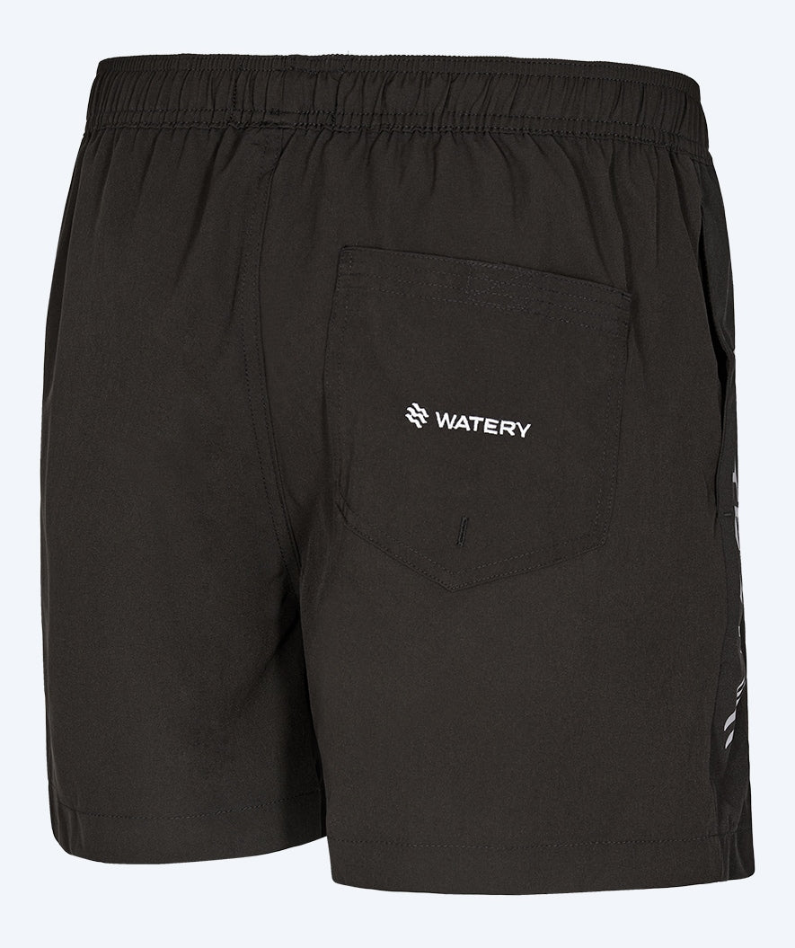 Watery swim shorts for men - Signature Eco - Black