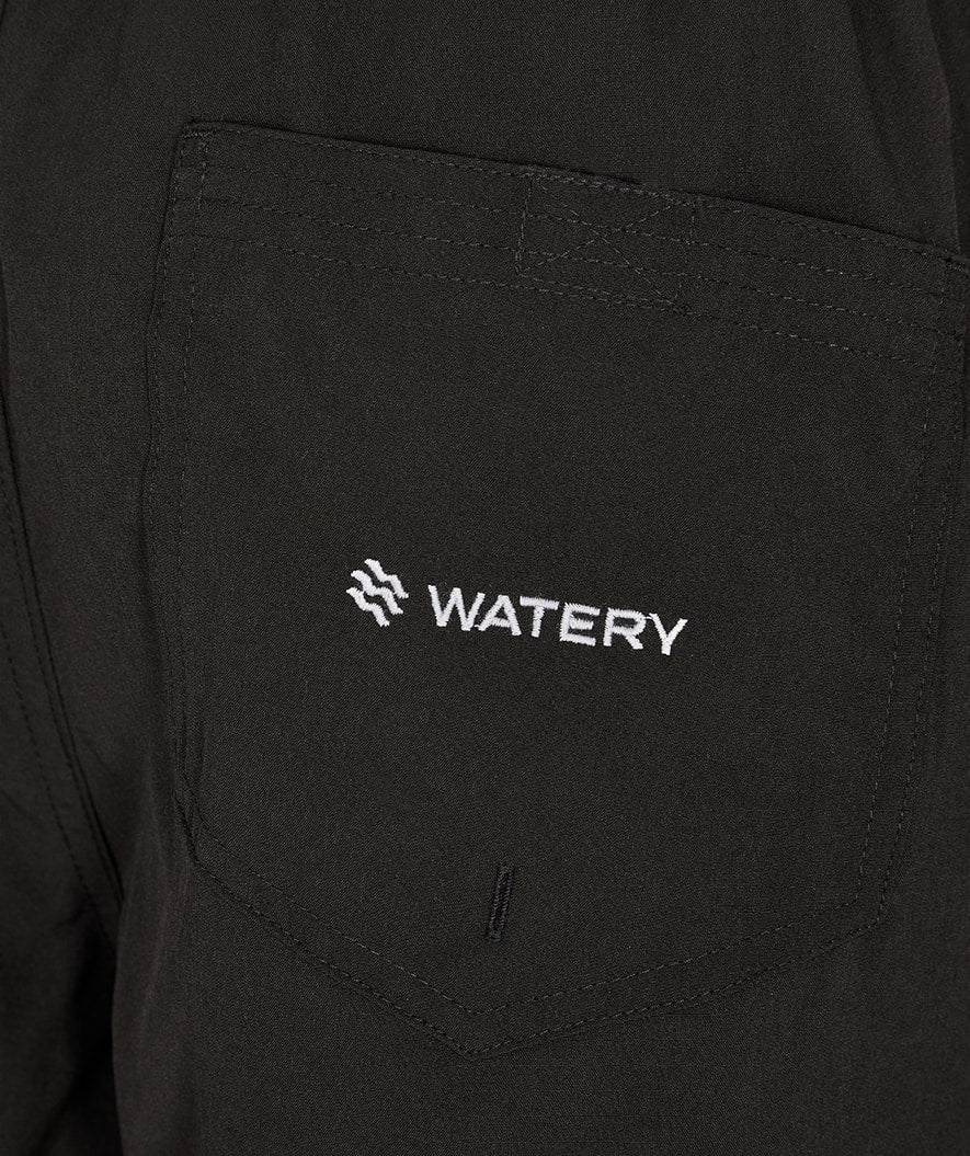 Watery swim shorts for men - Signature Eco - Black